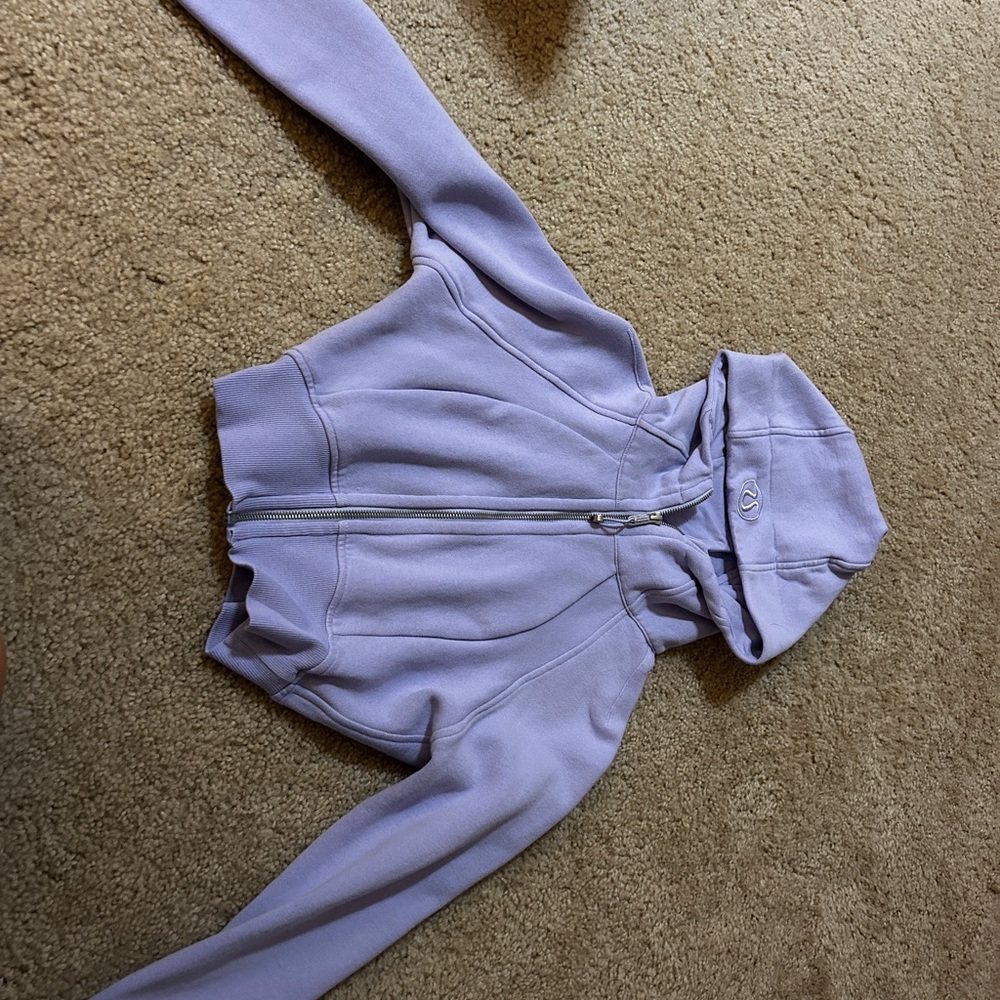 Lululemon Athletica Light Purple Zip-Up Hoodie